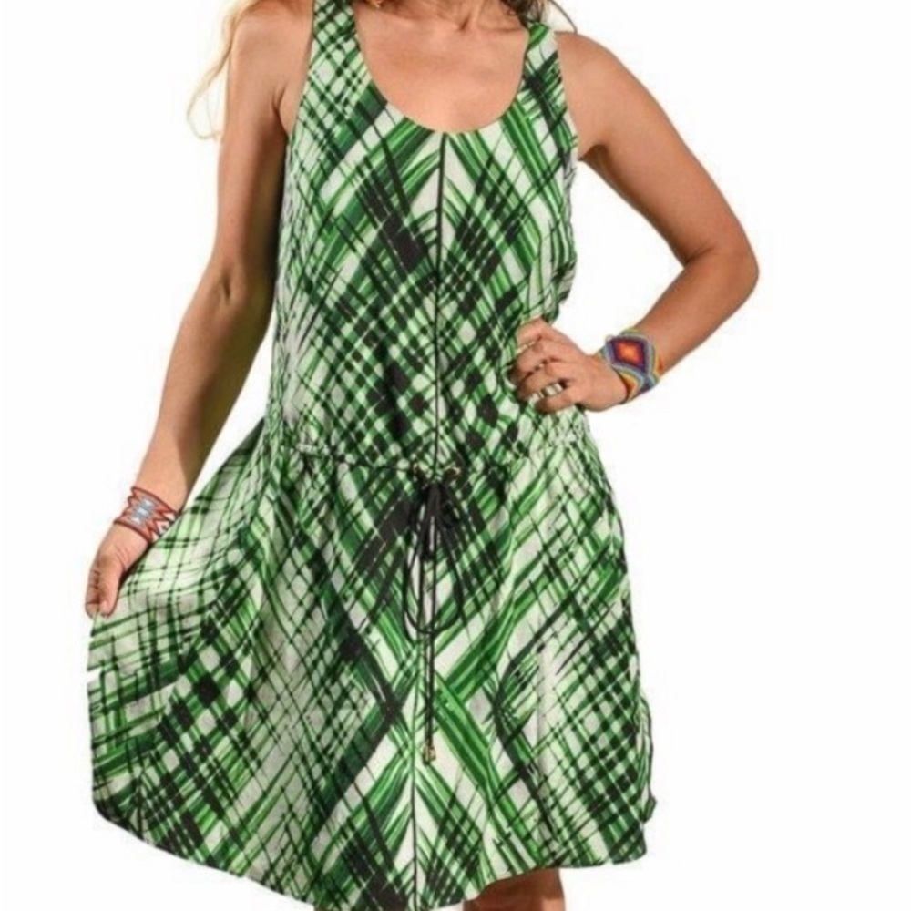 ☀️Vince Camuto Womens Green White Sleeveless Size 0